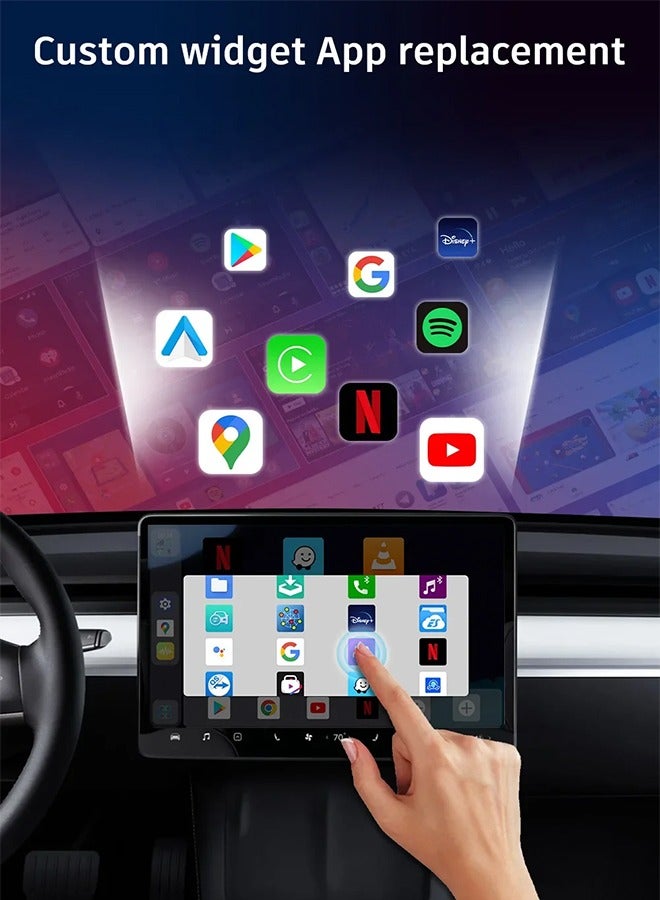 Digisand Wireless CarPlay Adapter Supports YouTube, Netflix & More Wired CarPlay to Wireless Dongle, AI Box CarPlay 2 in 1 Wireless AI Box Plug & Play - Image 2